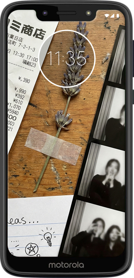 Силиконовый чехол Aesthetic Scrapbook Collage для Motorola Moto G7 Play - 6773u-1656 изображение 