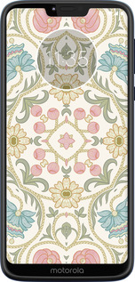 TPU чехол Цветочный орнамент v2 для Motorola Moto G7 Power - 5513b-1657 изображение 