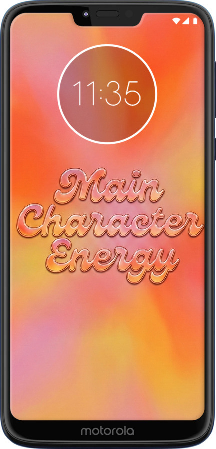 TPU чехол Aura Gradient Main Character Energy Aesthetic Y2K для Motorola Moto G7 Power - 6783b-1657 изображение 