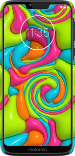 3D пластиковый матовый чехол Y2K Jelly Dream для Motorola Moto G7 Power - 6780m-1657 изображение 