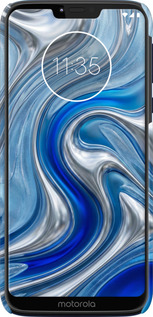 3D пластиковий матовий чехол Liquid Chrome для Motorola Moto G7 Power - 6781m-1657 изображение 