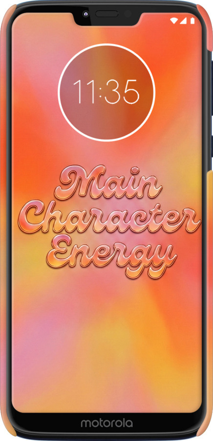3D пластиковий матовий чехол Aura Gradient Main Character Energy Aesthetic Y2K для Motorola Moto G7 Power - 6783m-1657 изображение 