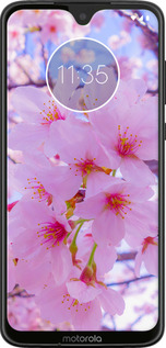 Силіконовий чехол Сакура для Motorola Moto G7 - 6029u-1614 изображение 