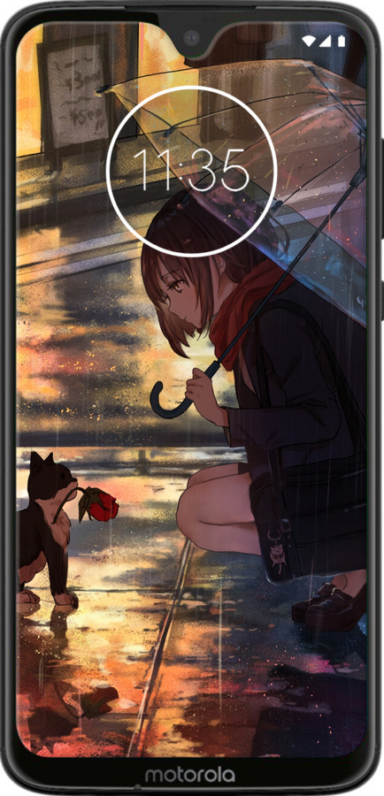Силіконовий чехол Anime для Motorola Moto G7 - 6609u-1614 изображение 
