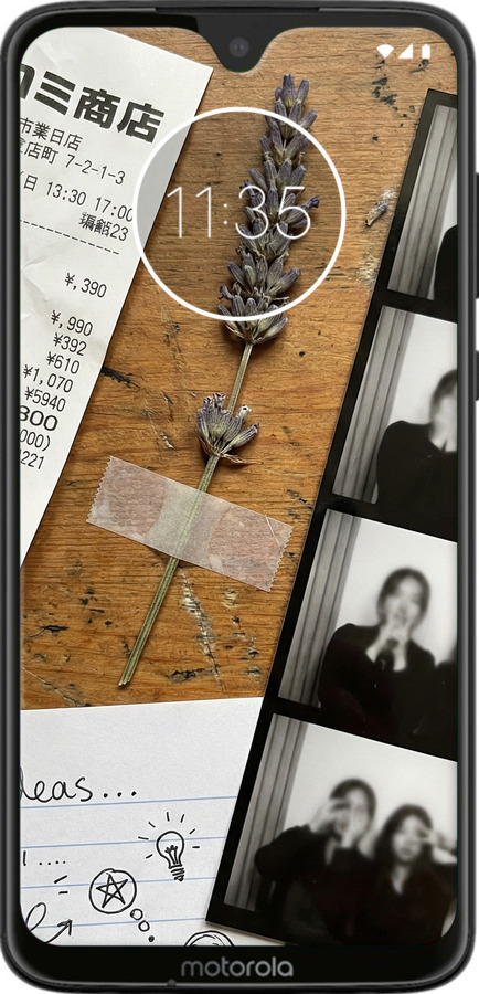 Силиконовый чехол Aesthetic Scrapbook Collage для Motorola Moto G7 - 6773u-1614 изображение 