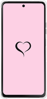 Силикон с усиленными углами чехол Сердце 1 для Motorola Moto G75 5G - 4730sp-3890 изображение 