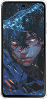 Силіконовий протиударний с посиленими кутами чехол Satoru Gojou для Motorola Moto G75 5G - 6128sp-3890 изображение 