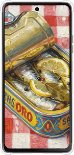 Силикон с усиленными углами чехол Vintage Sardine Tin Phone для Motorola Moto G75 5G - 6772sp-3890 изображение 