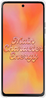 Силикон с усиленными углами чехол Aura Gradient Main Character Energy Aesthetic Y2K для Motorola Moto G75 5G - 6783sp-3890 изображение 