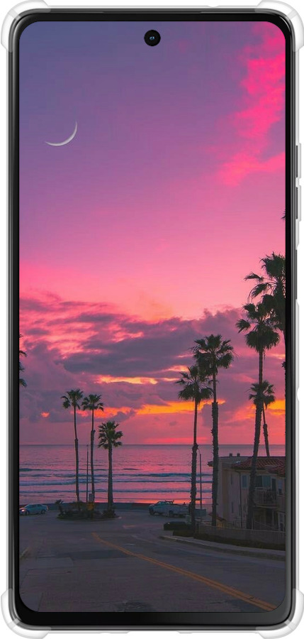 Силіконовий протиударний с посиленими кутами чехол Пальми для Motorola Moto G75 5G - 5873sp-3890 изображение 