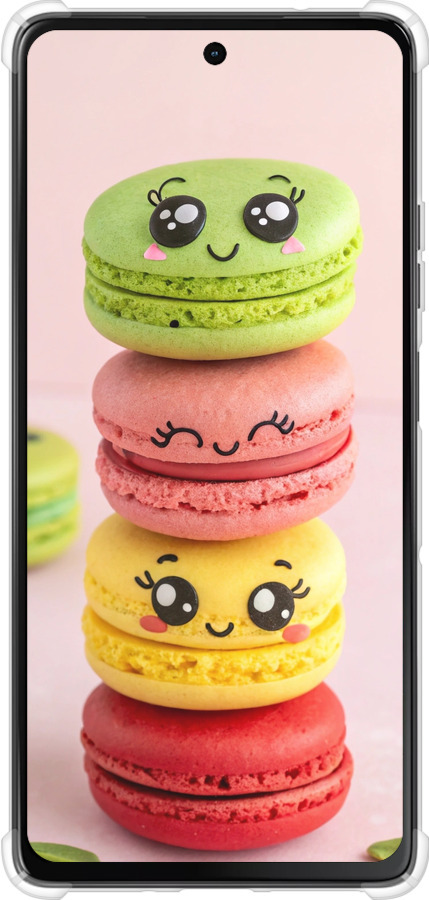 Силикон с усиленными углами чехол Печенье для Motorola Moto G75 5G - 6693sp-3890 изображение 