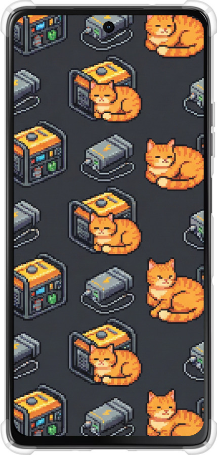 Силикон с усиленными углами чехол Autonomous Zone для Motorola Moto G75 5G - 6771sp-3890 изображение 