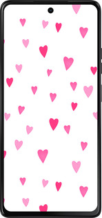 Силіконовий чехол Сердечка 2 для Motorola Moto G75 5G - 4763u-3890 изображение 