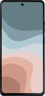 Силиконовый чехол С синими и розовыми волнами в стиле ретро для Motorola Moto G75 5G - 6532u-3890 изображение 