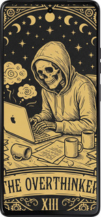 Силиконовый чехол The Overthinker для Motorola Moto G75 5G - 6774u-3890 изображение 