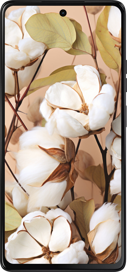 Силіконовий чехол Бавовна для Motorola Moto G75 5G - 5665u-3890 изображение 