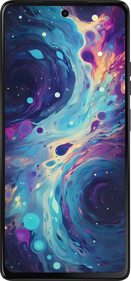 Силіконовий чехол Арт акварель для Motorola Moto G75 5G - 6329u-3890 изображение 