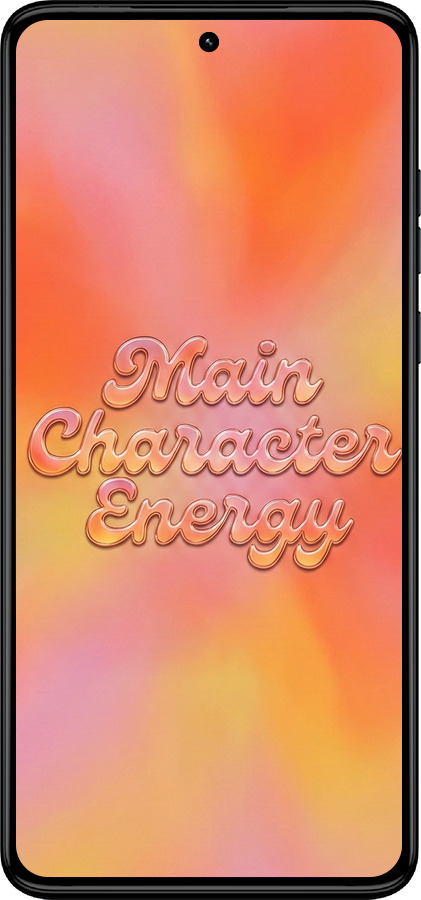 Силиконовый чехол Aura Gradient Main Character Energy Aesthetic Y2K для Motorola Moto G84 - 6783u-3344 изображение 