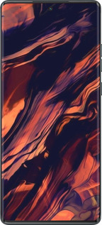 TPU чехол Черно-оранжевая абстракция для Motorola Moto G85 5G - 5340b-3780 изображение 
