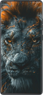 TPU чехол Пламенный лев для Motorola Moto G85 5G - 6153b-3780 изображение 