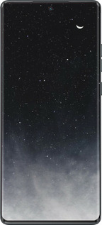 TPU чехол Сині хмари, Синій місяць для Motorola Moto G85 5G - 6396b-3780 изображение 