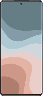 TPU чехол С синими и розовыми волнами в стиле ретро для Motorola Moto G85 5G - 6532b-3780 изображение 