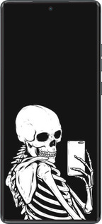 TPU чехол Скелет делает Selfie для Motorola Moto G85 5G - 6535b-3780 изображение 
