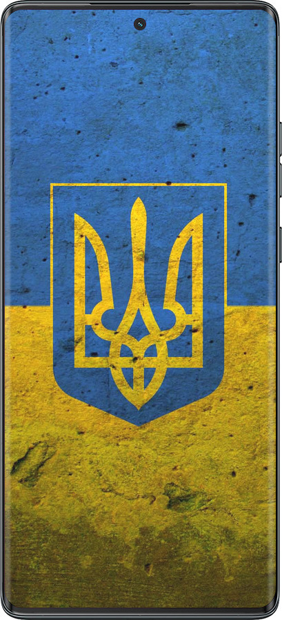 TPU чехол Флаг и герб Украины 2 для Motorola Moto G85 5G - 378b-3780 изображение 