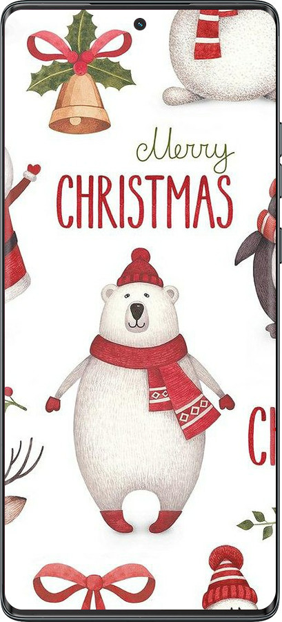 TPU чехол Merry Christmas для Motorola Moto G85 5G - 4106b-3780 изображение 