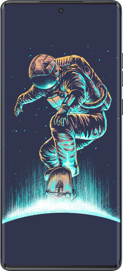 TPU чехол Космонавт на скейтборде для Motorola Moto G85 5G - 4145b-3780 изображение 