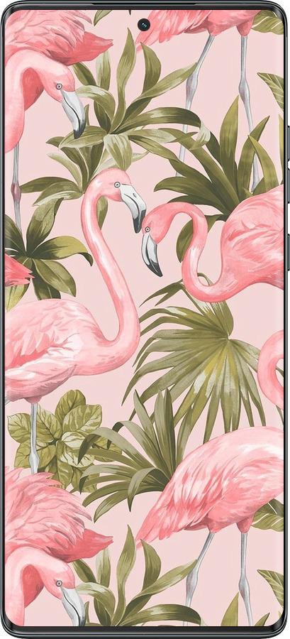 TPU чехол фламинго 2 для Motorola Moto G85 5G - 4360b-3780 изображение 