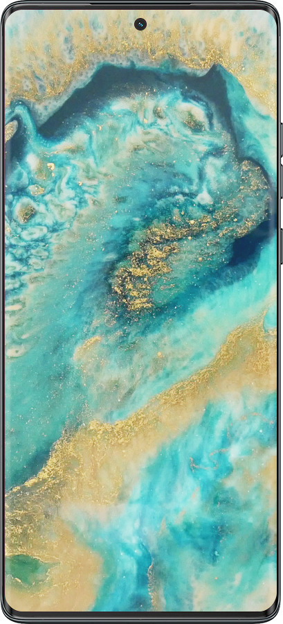TPU чехол Green marble для Motorola Moto G85 5G - 4365b-3780 изображение 