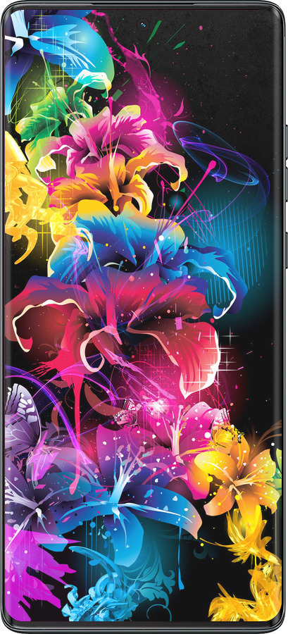 TPU чехол Абстрактні квіти для Motorola Moto G85 5G - 511b-3780 изображение 