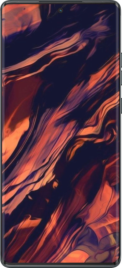 TPU чехол Черно-оранжевая абстракция для Motorola Moto G85 5G - 5340b-3780 изображение 