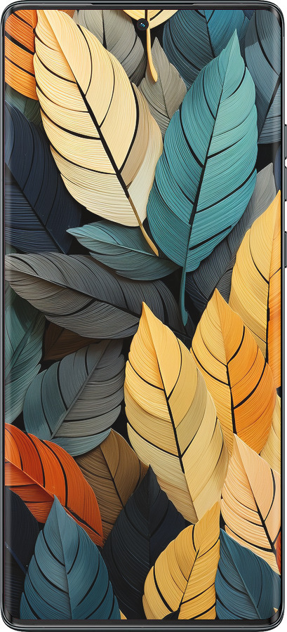 TPU чехол Кольорове листя для Motorola Moto G85 5G - 5644b-3780 изображение 