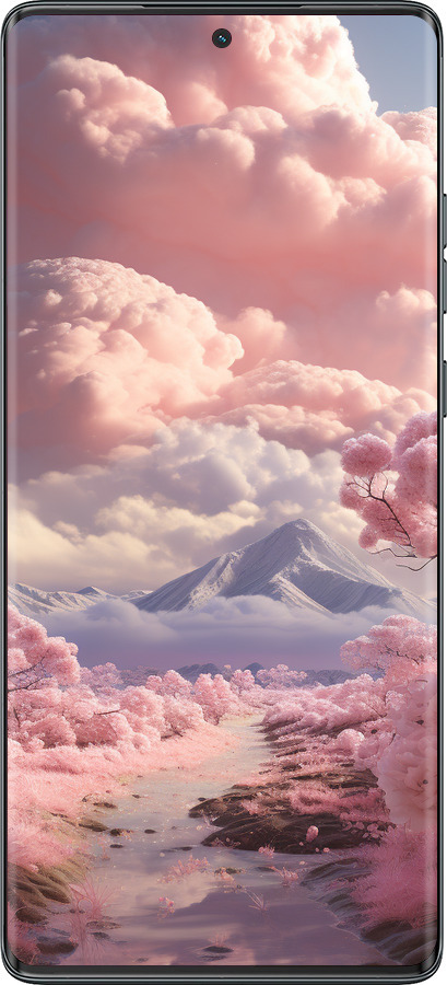 TPU чехол Розовые облака для Motorola Moto G85 5G - 5660b-3780 изображение 