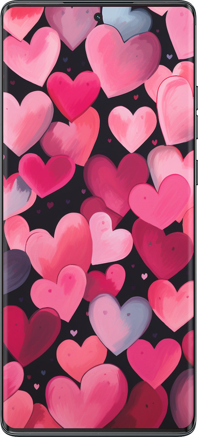 TPU чехол Сердечки 4 для Motorola Moto G85 5G - 5662b-3780 изображение 