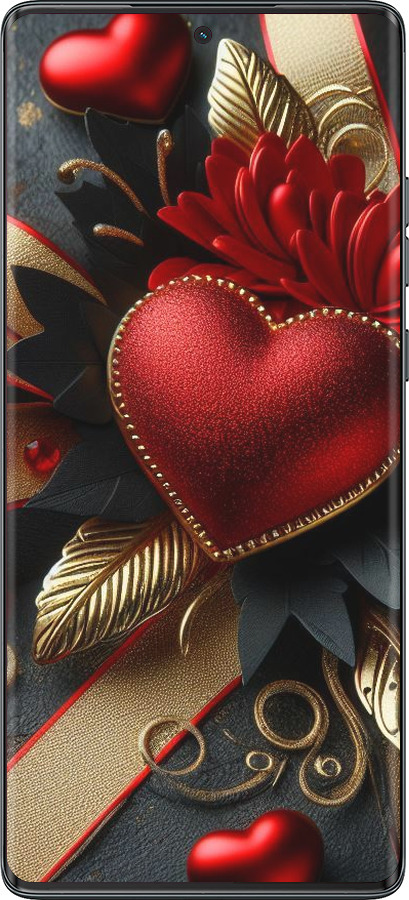 TPU чехол Сердечки v2 для Motorola Moto G85 5G - 5832b-3780 изображение 