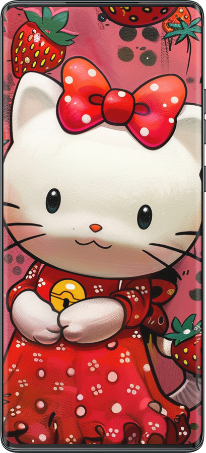 TPU чехол hello kitty1 для Motorola Moto G85 5G - 6036b-3780 изображение 