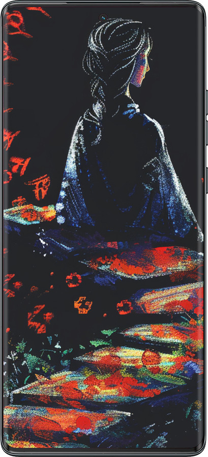 TPU чехол Мечтательная девушка для Motorola Moto G85 5G - 6042b-3780 изображение 