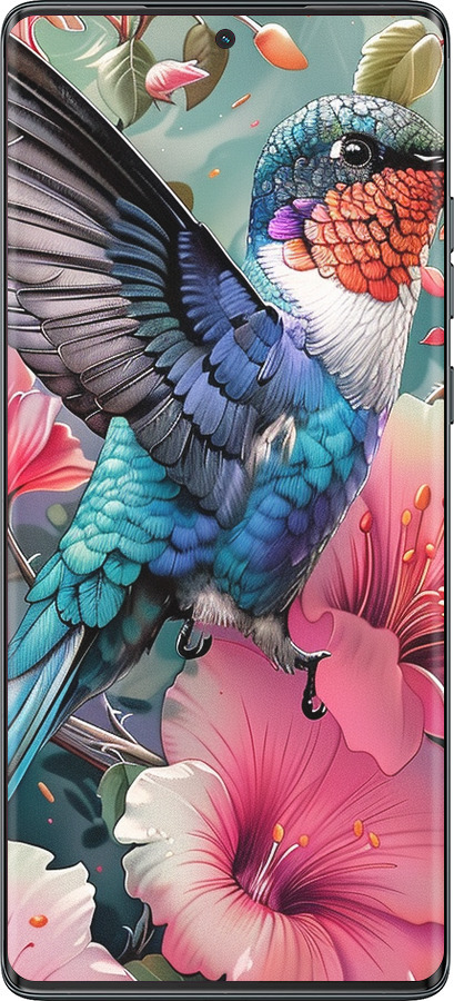 TPU чехол Сказочная колибри для Motorola Moto G85 5G - 6051b-3780 изображение 