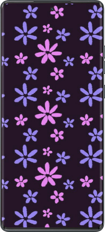 TPU чехол с  цветами для Motorola Moto G85 5G - 6258b-3780 изображение 