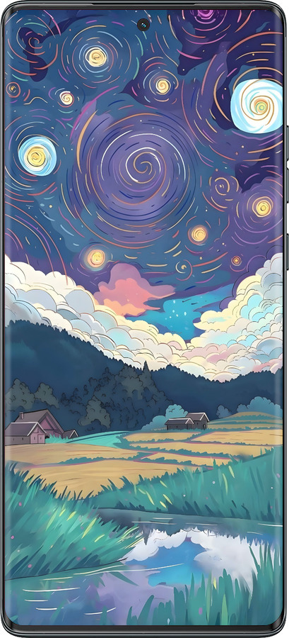 TPU чехол Креативный арт для Motorola Moto G85 5G - 6322b-3780 изображение 