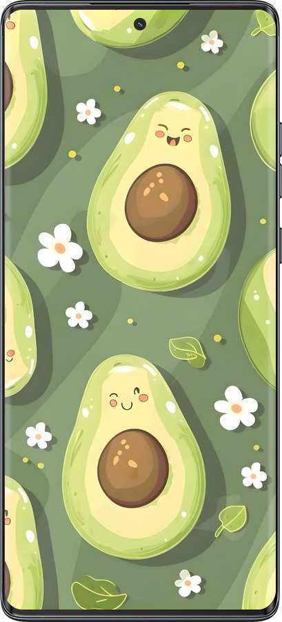 TPU чехол Авокадо для Motorola Moto G85 5G - 6380b-3780 изображение 