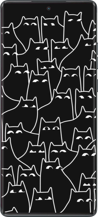 TPU чехол С изображением кошек для Motorola Moto G85 5G - 6470b-3780 изображение 