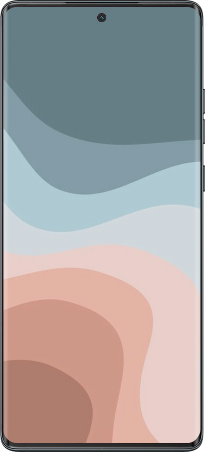 TPU чехол С синими и розовыми волнами в стиле ретро для Motorola Moto G85 5G - 6532b-3780 изображение 