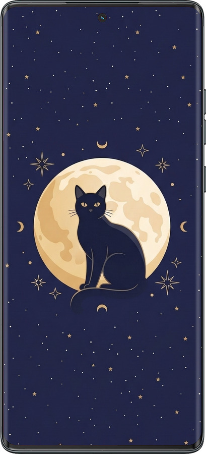 TPU чехол Cute Cat Celestial/Witchy для Motorola Moto G85 5G - 6787b-3780 изображение 