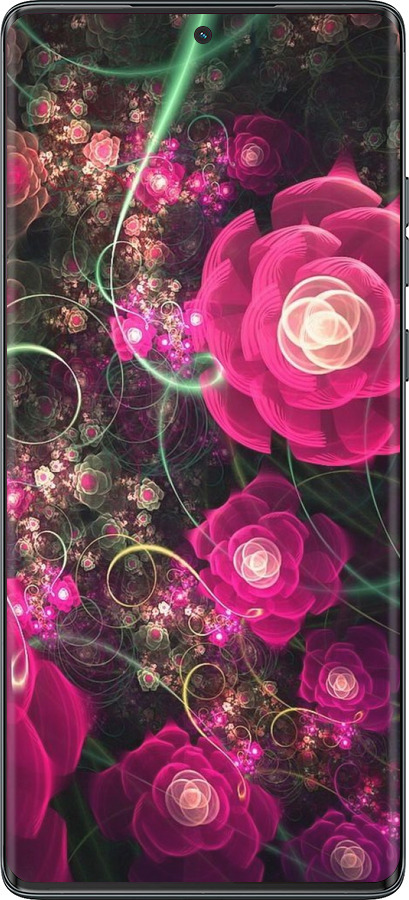 TPU чехол Абстрактные цветы 3 для Motorola Moto G85 5G - 850b-3780 изображение 