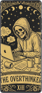 Силиконовый чехол The Overthinker для Motorola Moto G85 5G - 6774u-3780 изображение 