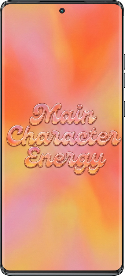 Силиконовый чехол Aura Gradient Main Character Energy Aesthetic Y2K для Motorola Moto G85 5G - 6783u-3780 изображение 